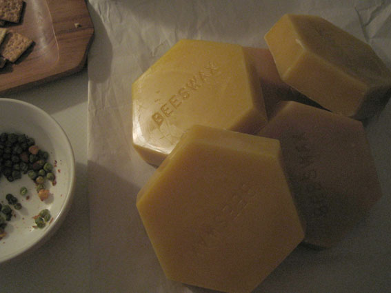 More beeswax, this time for candles. We are so precious with the beeswax, I feel so sorry for all the bees, they are disappearing!