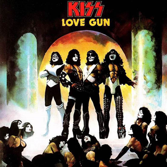 KISSconcert6 The cover of Love Gun. Look at those shoes!