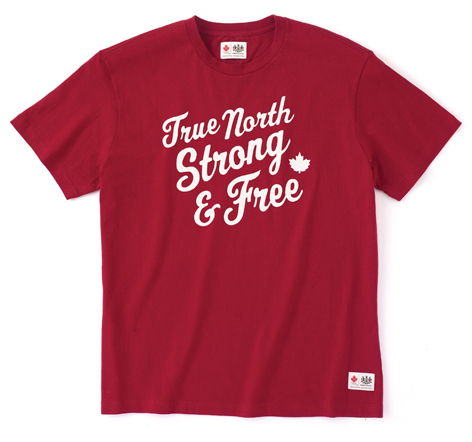 TheBayTshirt This is a fun way to put a national anthem onto a t-shirt.