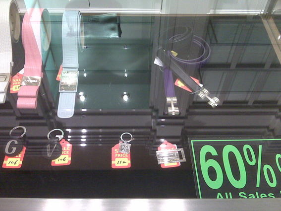 LeoneCabinet Can you imagine using a generic neon sign and tacky red sales tickets in a luxury store?