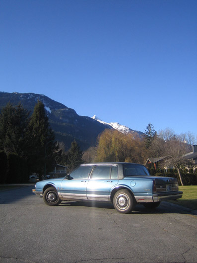 This amazing backdrop can make any car look cool, except maybe a PT Cruiser.