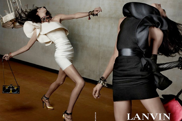 Lanvin Spring Summer 2010: Jamie Bouchert shot by Steven Meisel