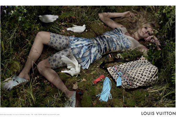 Louis Vuitton Spring Summer 2010: Lara Stone shot by Steven Meisel