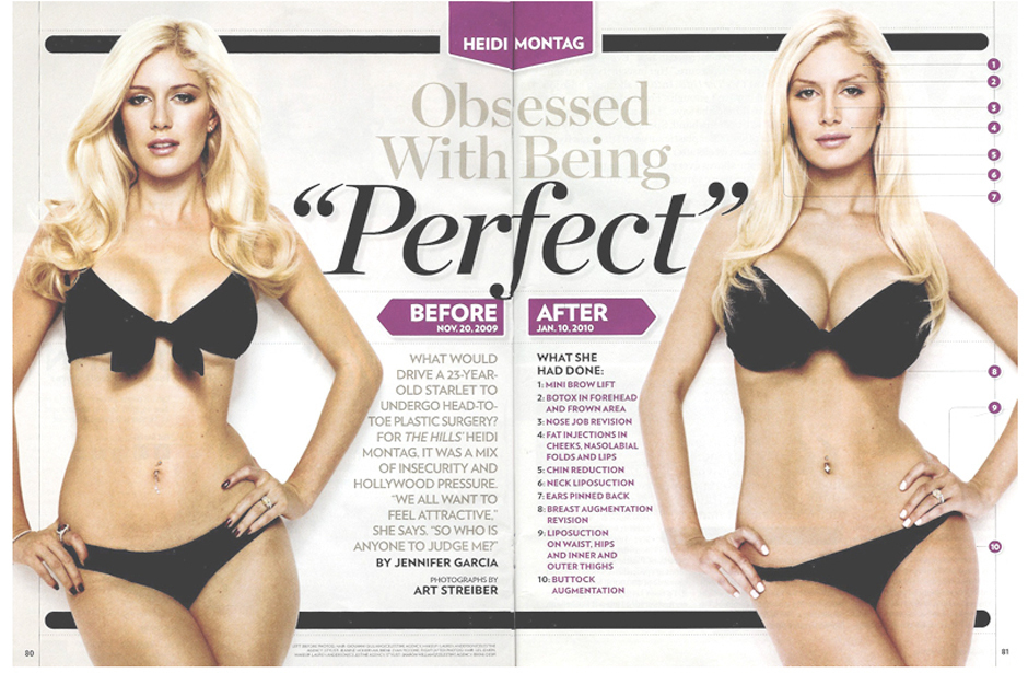 heidi montag plastic surgery regret. GOING TO REGRET SOMETHING