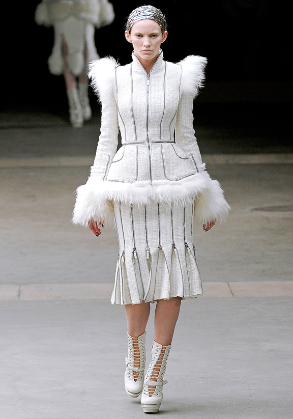 Love.AlexanderMcQueenAW11-1 Alexander McQueen, fur, Sarah Burton, Kate Middleton wedding dress, autumn winter 2011, Paris fashion week, womenswear