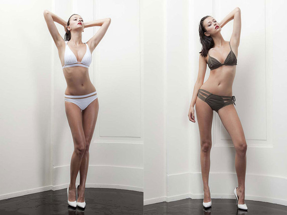 JPG.LaPerla.Swim-3 Jean Paul Gaultier, La Perla, designer collaborations, luxury lingerie, swimwear