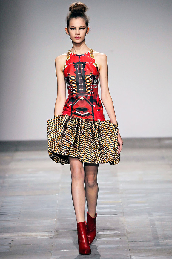 Love.MaryKatrantzou.FW12-3 London fashion week, fashion shows, catwalk, fall winter 2012, Mary Katrantzou