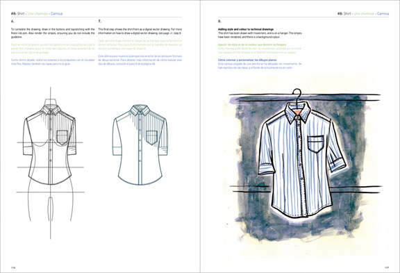 garment technical drawing