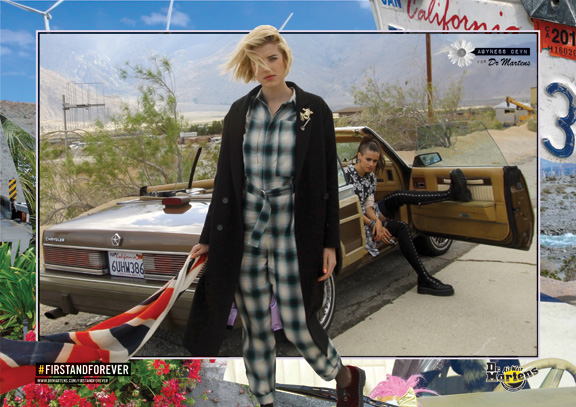 Agyness-Deyn-for-Dr-Martens-1 agyness deyn, celebrity fashion, dr. martens, model designer