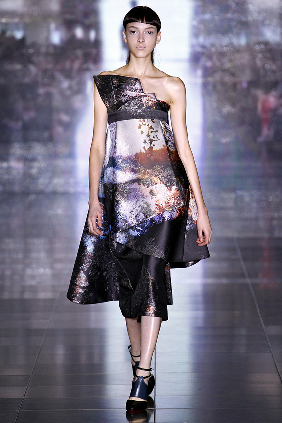 London, catwalk, runway show, review, critic, fall winter 2013, Mary Katrantzou