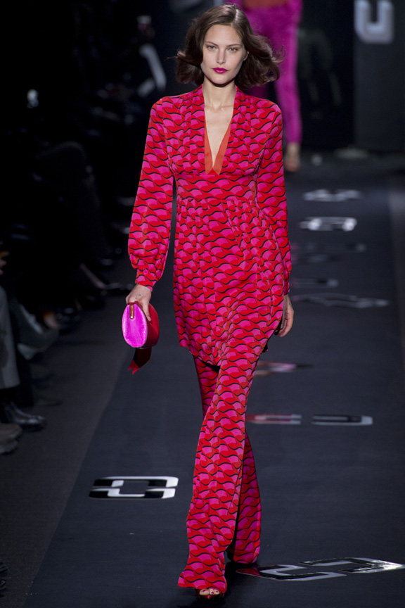 New York, catwalk, runway show, review, critic, fall winter 2013, diane von furstenberg
