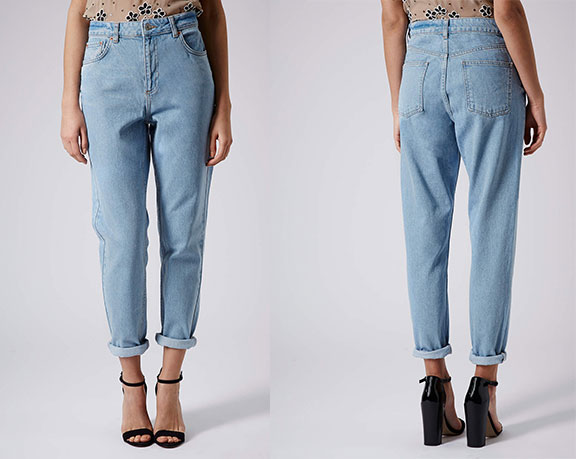 mum jeans topshop